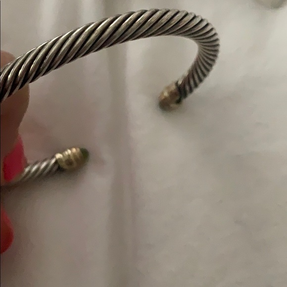 David Yurman Bracelet w Peredot and 14K Gold, 5mm - Picture 6 of 7